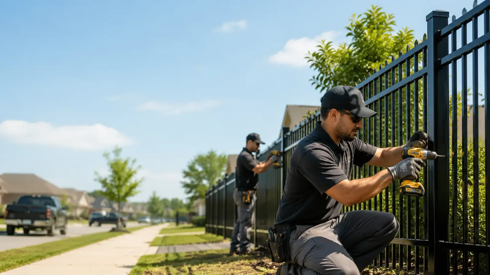 Metal Fence Installation in Stafford, NY